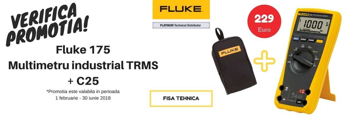 Fluke 175 C25 black campanie primavara 2018 Fluke 175 C25 black campanie primavara 2018
