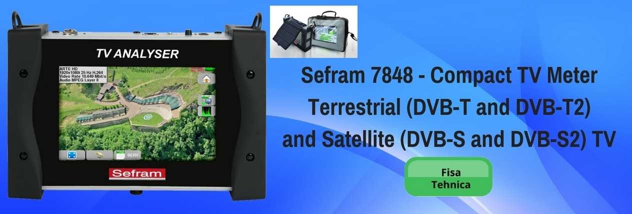 Sefram 7862HDT2 TV Meter
