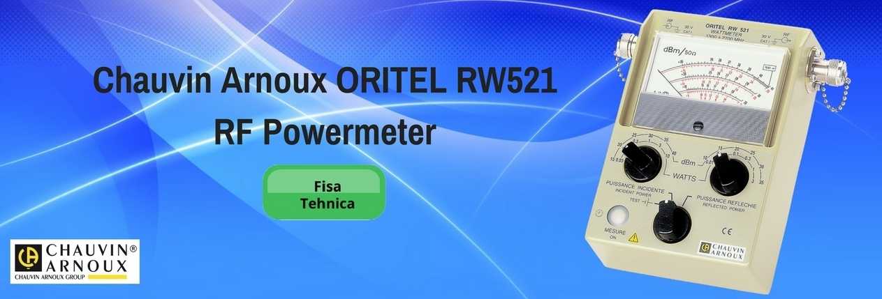 Chauvin Arnoux ORITEL RW521RF Powermeter