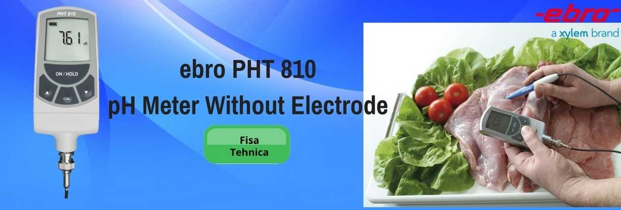 ebro PHT 810 pH Meter Without Electrode