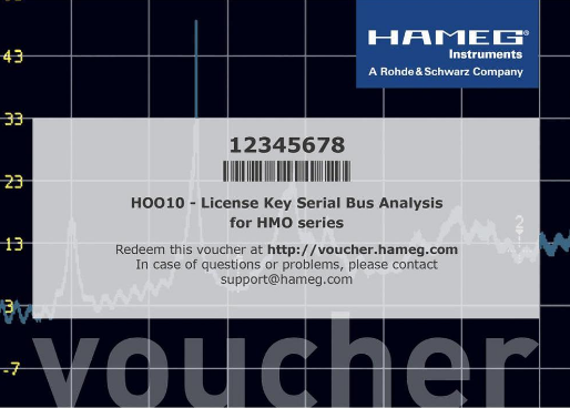 HV110 License key (Voucher) 