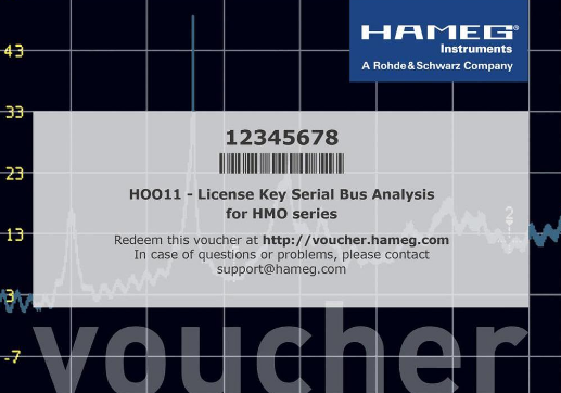 HV111 License key (Voucher)