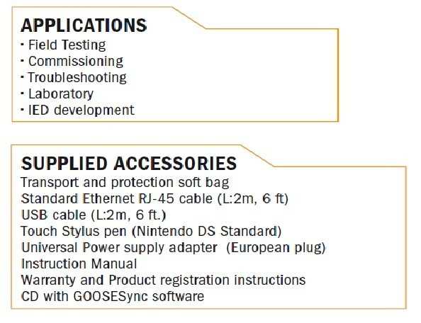 Aplicatii si accesorii ale GOOSEMeter One - producator EuroSMC 