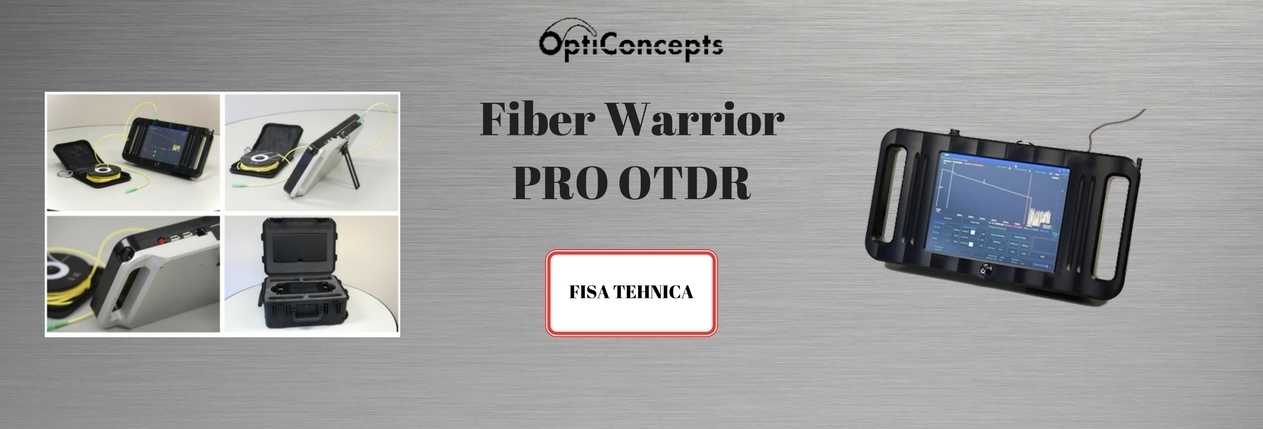 OptiConcepts Fiber Warrior PRO OTDR BANNER