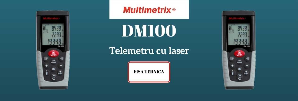 Multimetrix DM100 telemetru cu laser
