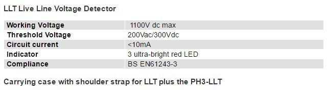 Seaward LLT Tech spec1