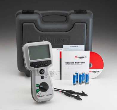 megger tdr500 3 delivery pack info