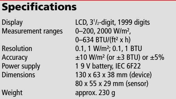 beha amprobe solar-100 datasheet