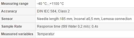 tpn 100 tehnical data