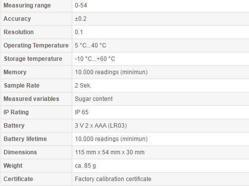 DR-10 tehnical data