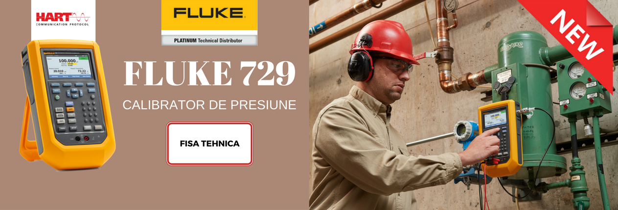 FLUKE 729 - calibrator de presiune - banner produs nou