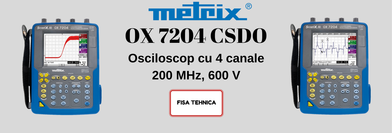 OX 7204 osciloscop portabil 4 canale