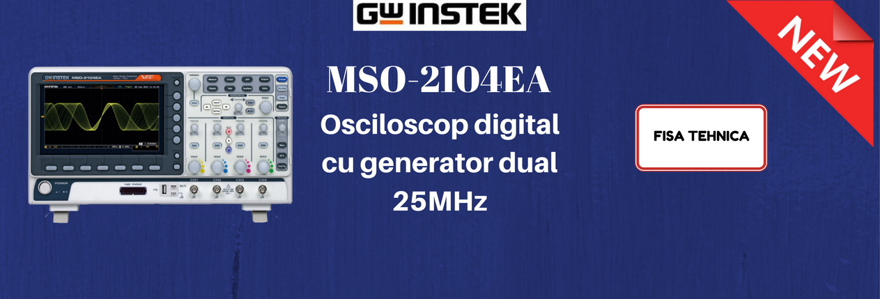 GW Instek MSO-2104EA BANNER NOU