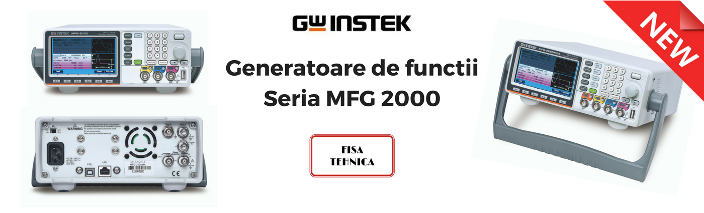 Generatoare de functii gw instek seria mfg 2000