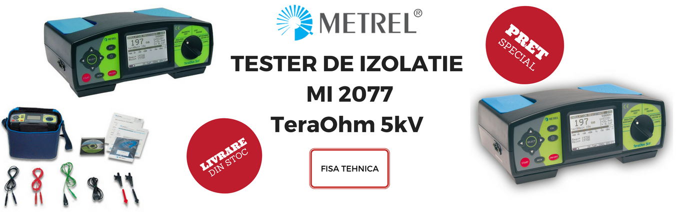 Mi2077 tester de izolatie