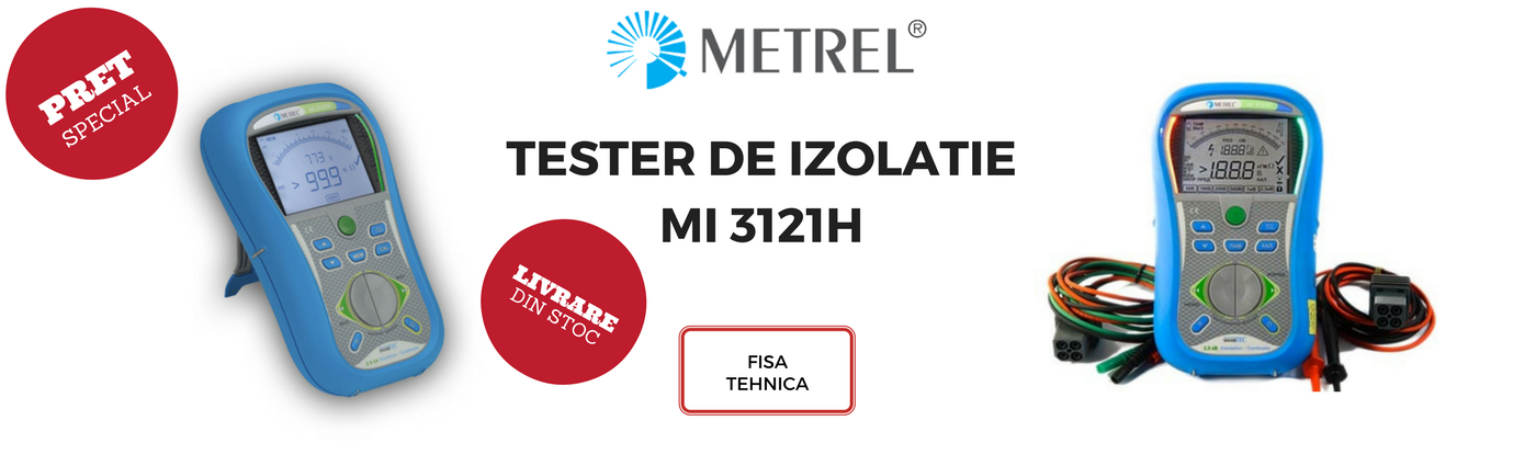 MI3121H Tester de izolatie Metrel