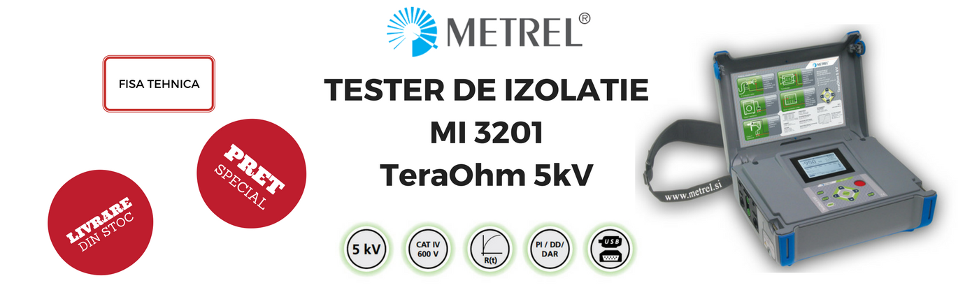 MI3201 Metrel Tester de izolatie