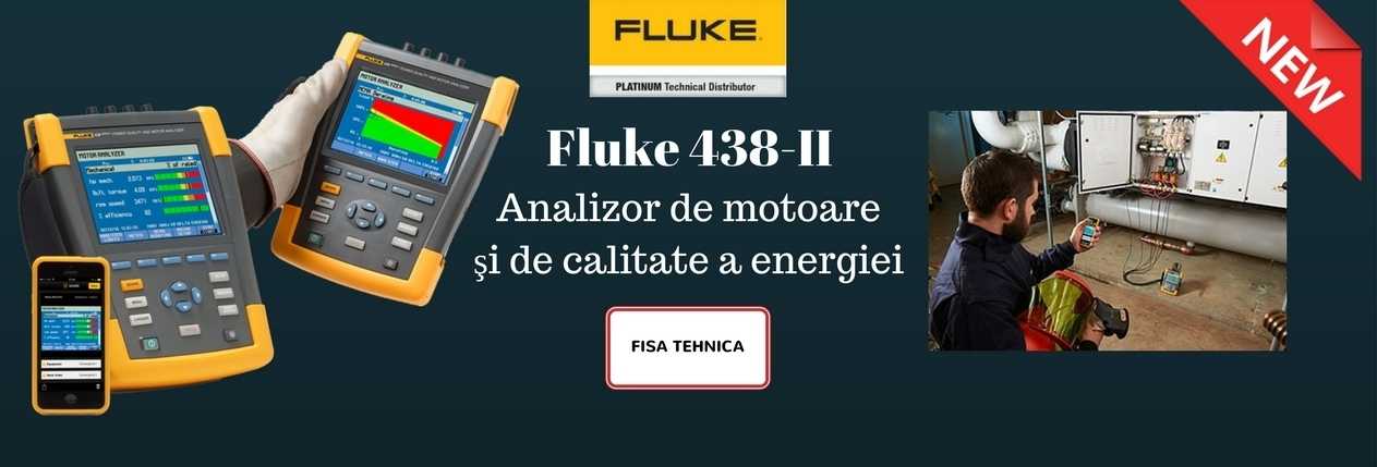 fluke 438-II banner produs nou