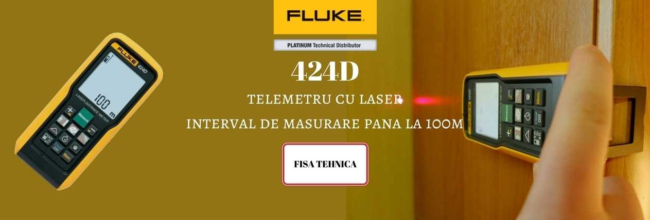 fluke 424D telemetru sofisticat cu laster
