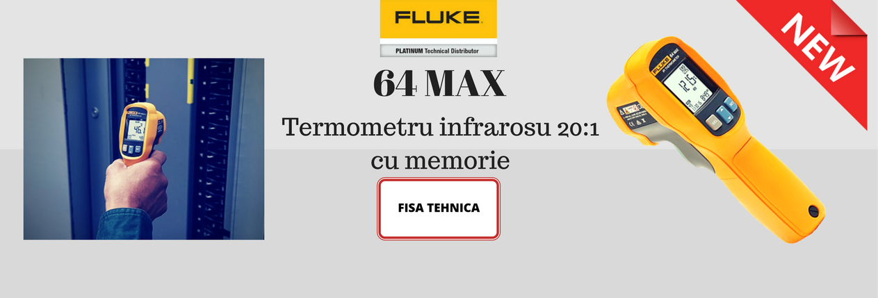 FLUKE 64 MAX BANNER PRODUS NOU