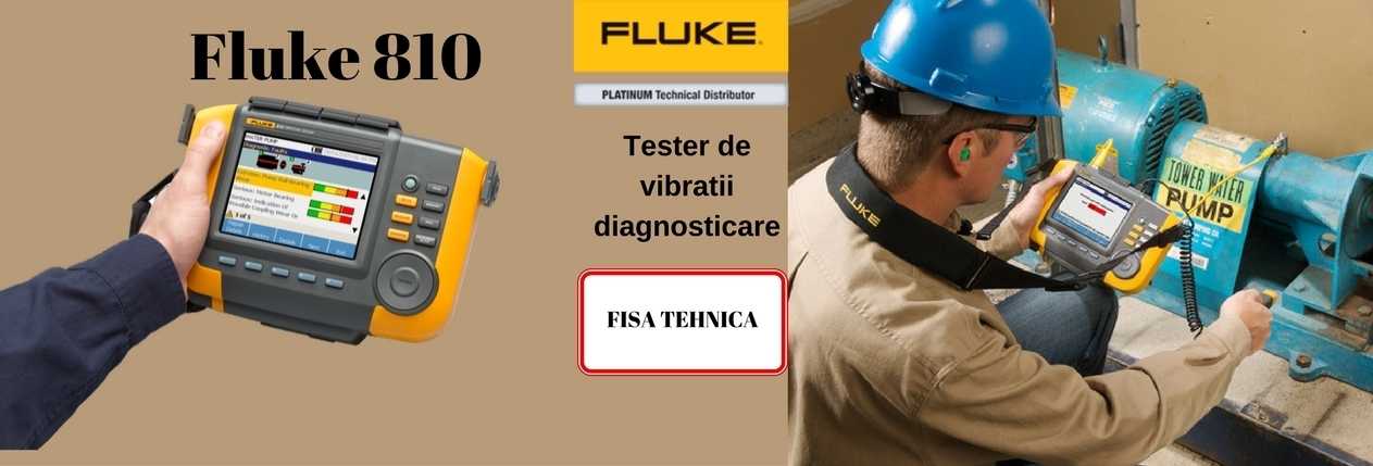 fluke 810 tester de vibratii diagnosticare