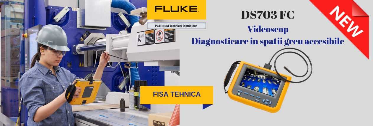 Fluke videoscop DS703 FC new product