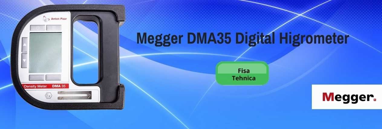Megger DMA35 Digital Higrometer