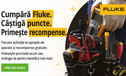 Promoția Fluke Get Rewarded 2026🎁Cumpără Fluke. C&acirc;știgă puncte. Primește recompense