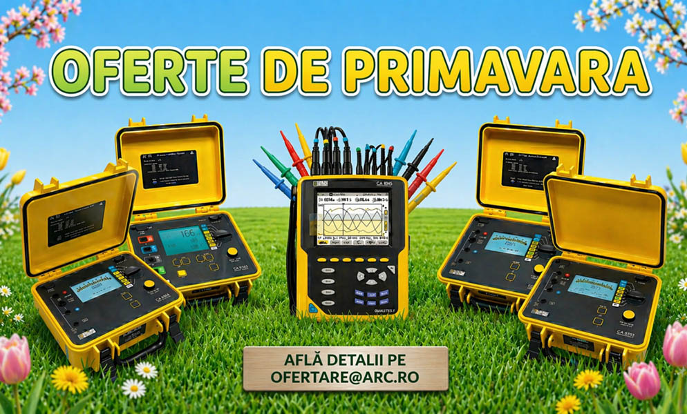 Promotie Aprilie - Crește fiabilitatea instalațiilor tale cu soluții esențiale pentru mentenanța predictivă de la Chauvin Arnoux - Blog ARC Brasov