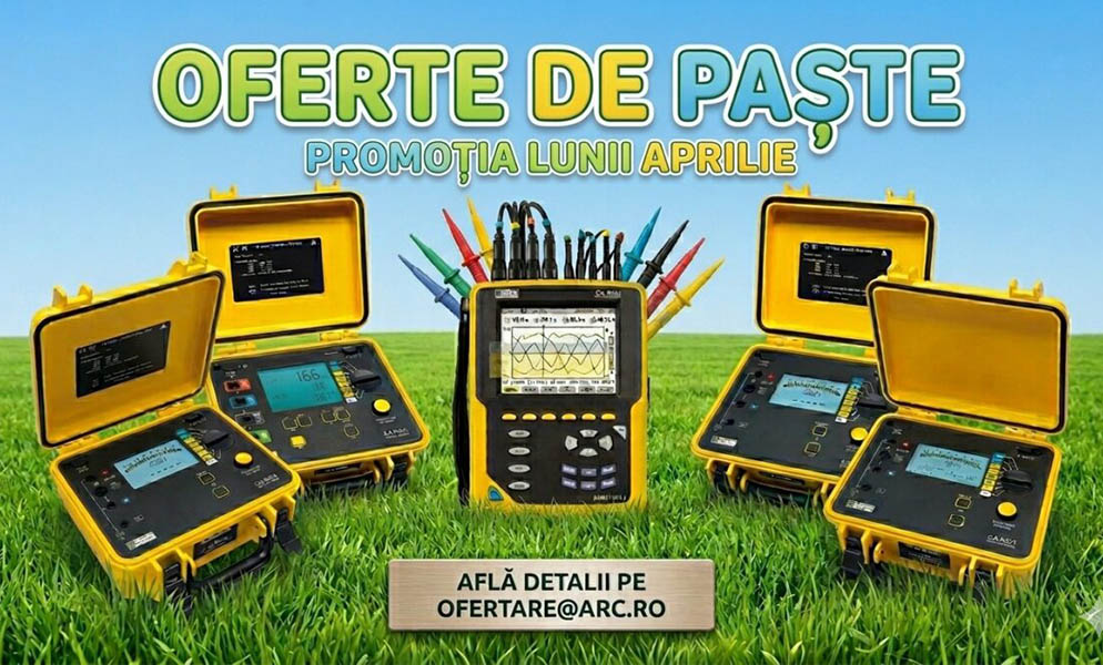 Promotie Aprilie - Crește fiabilitatea instalațiilor tale cu soluții esențiale pentru mentenanța predictivă de la Chauvin Arnoux - Blog ARC Brasov