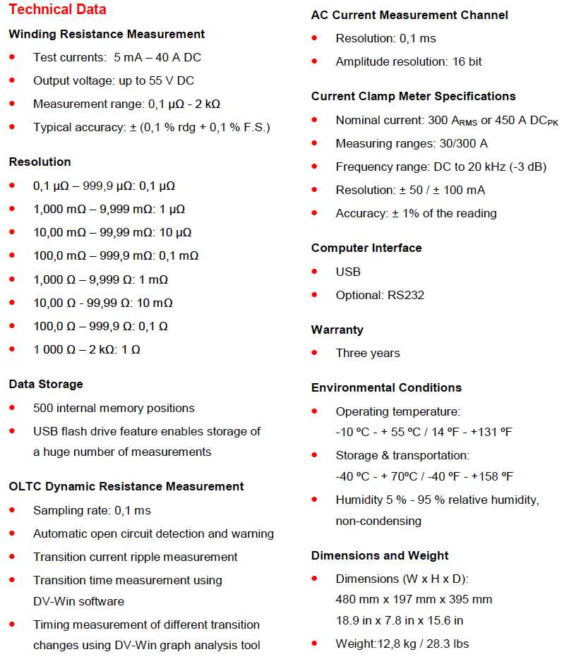 twa40d specificatii tehnice