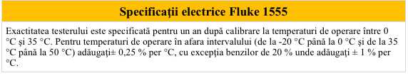 fluke 1555 spec electrice