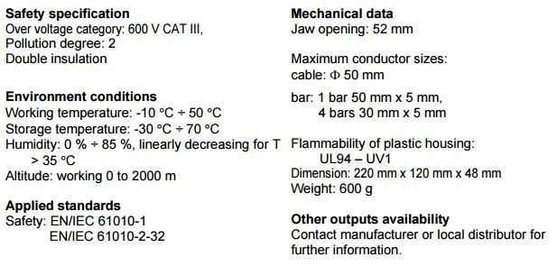 E-Clip_Tech specs