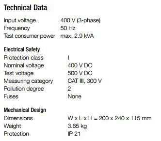 PROFITEST H+E TECH_ tech data