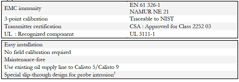 Fisa tehnica Calisto 5(3)