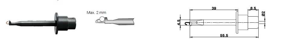 KPS1/B2 Clips carlig multi contact