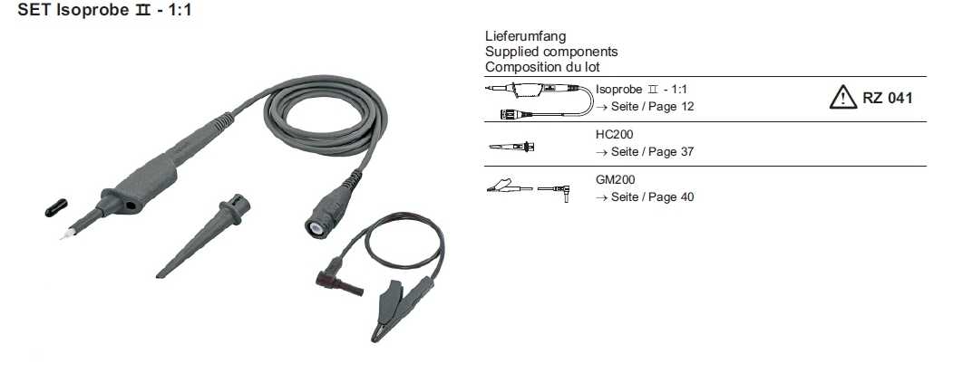 SET Isoprobe II - 1;1 multi contact