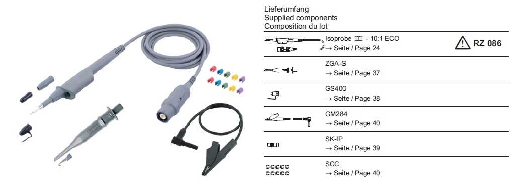 SET Isoprobe III - 10;1 ECO multi contact
