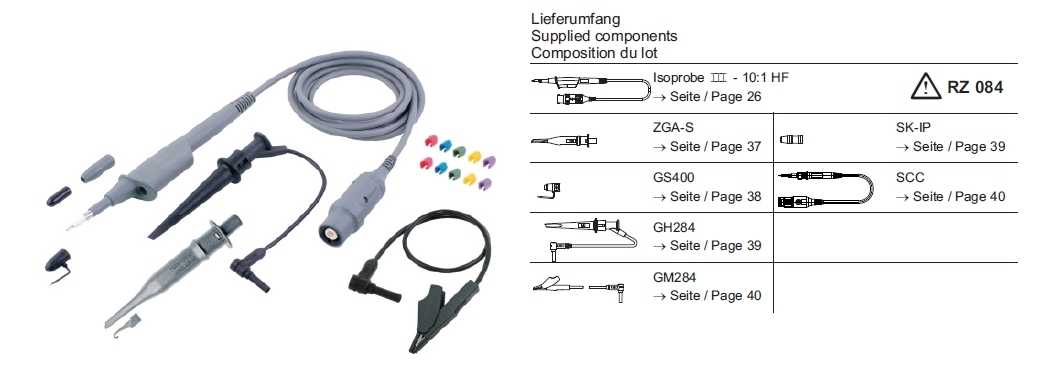 SET Isoprobe III - 10;1 HF multi contact