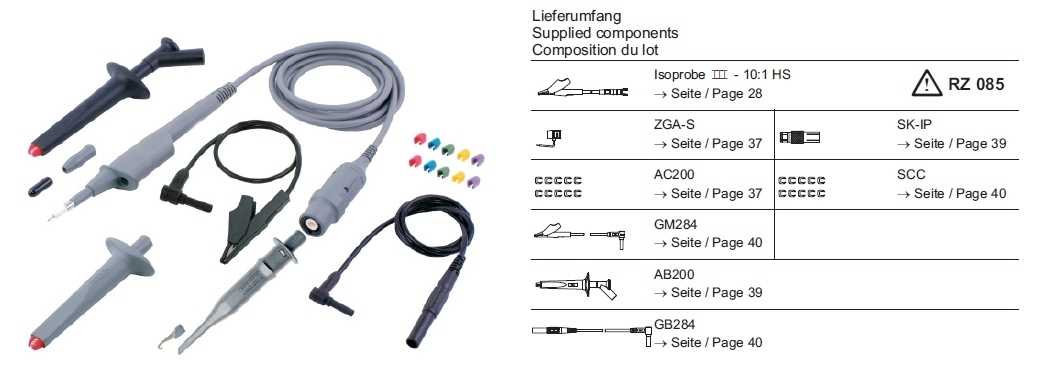 SET Isoprobe III - 10;1 HS multi contact