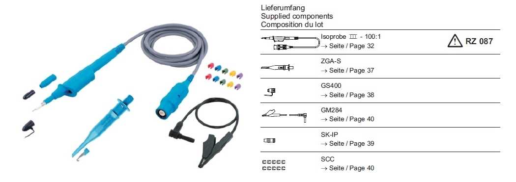 SET Isoprobe III - 100;1 multi contact