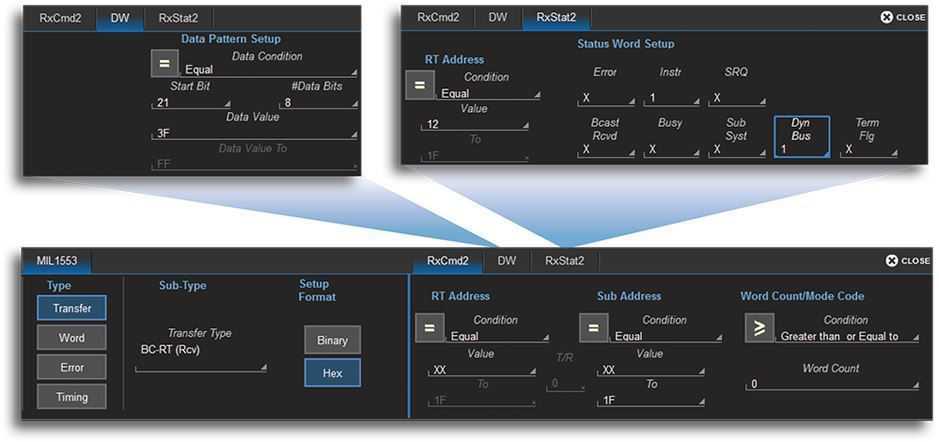 Teledyne LeCroy MIL-STD-1553 Trigger Decode Functii Teledyne LeCroy MIL-STD-1553 Trigger Decode Functii
