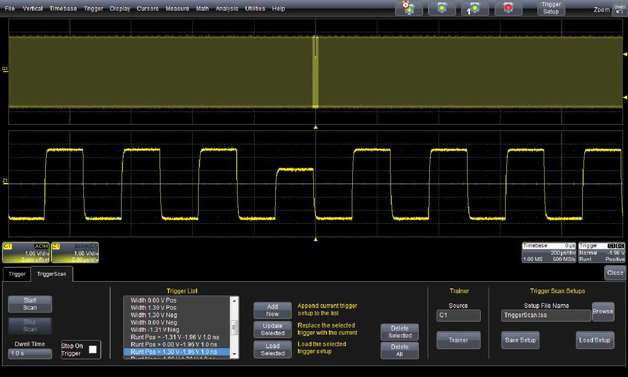 Teledyne LeCroy WavePro 7 Zi-A Forma de Unda