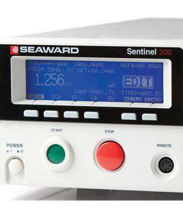 Echipamente de testare rigiditate dielectrica Seaward Sentinel Safety Testers