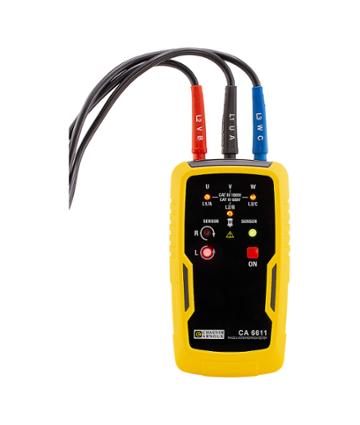Indicatoare de Succesiune Faze Chauvin Arnoux CA 6611 Tester de rotație a fazelor și a motoarelor