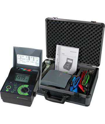 Testere pentru priza de pamant Metrawatt GEOHM 5 KIT Aparat de masurat rezistenta de dispersie a prizelor de pamant