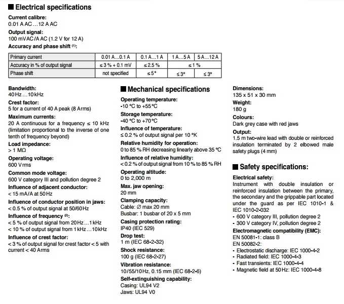 Cleste MN71 specificatii tehnice